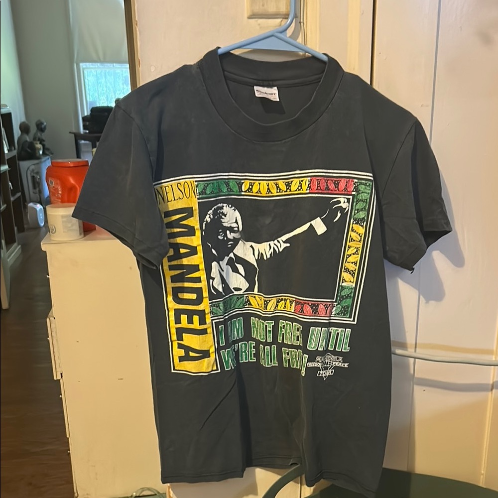 Black and Yellow Graphic Polo T-Shirt